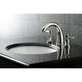 thumbnail image 4 of Kingston Brass KS2966DL 8 in. Widespread Bathroom Faucet, Polished Nickel, 4 of 6