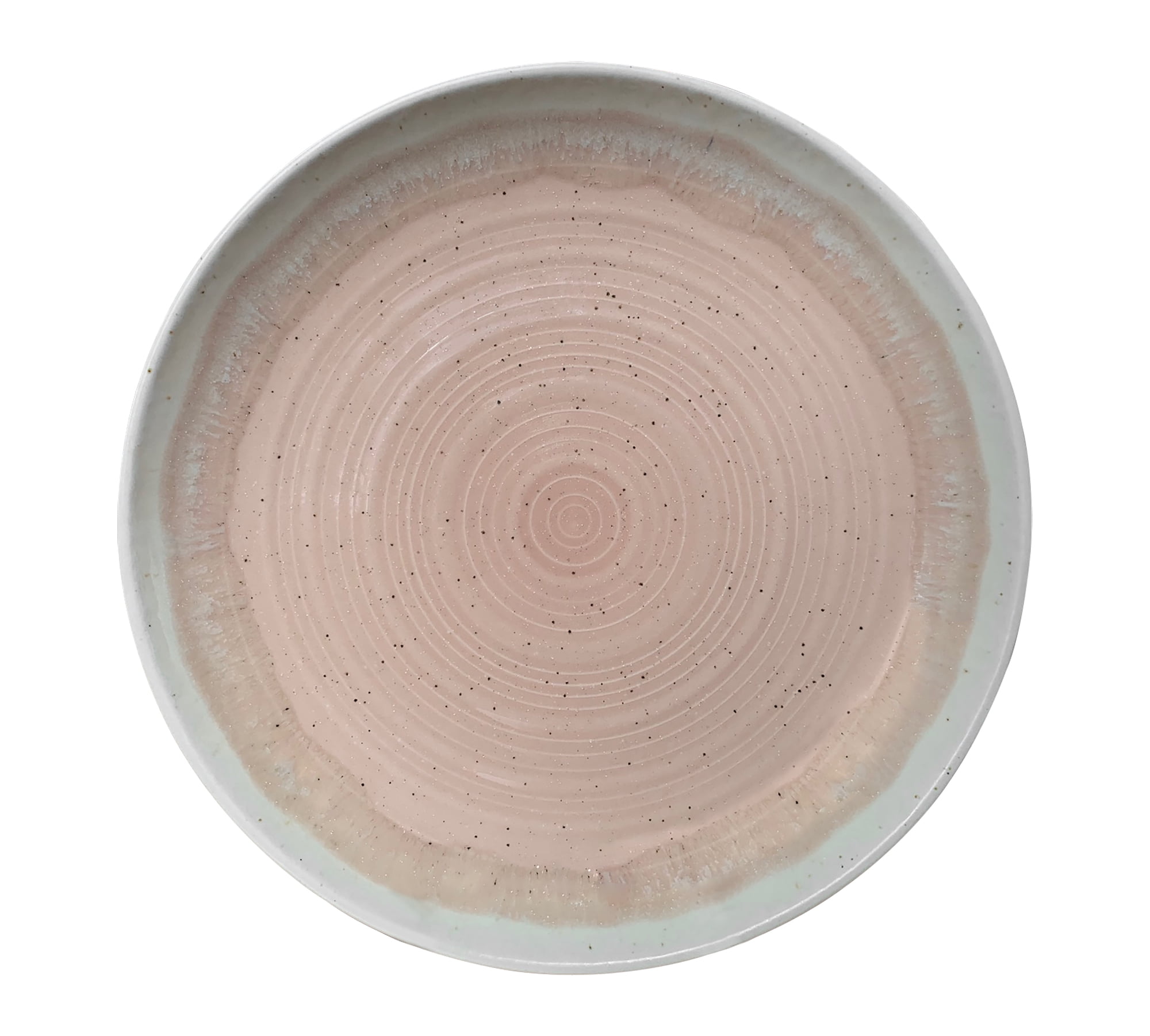 Raya 16 Piece Stoneware Dinnerware Set, Blush Color