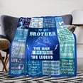 thumbnail image 2 of LHSHID Best Son in Law Gifts Blanket Son in Law Gifts from Mother in Law to My Son in Law Gifts Best Christmas Birthday Gift Ideas for Son in Law Son in Law Gifts Throw Blanket 60x80in, 2 of 6