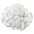 thumbnail image 5 of Hfolob Sun Hats For Women Ladies Dress Hat Wide Leaf Flower Bridal Shower Hat Sun Hat Beach Hat Caps For Outdoor, 5 of 5