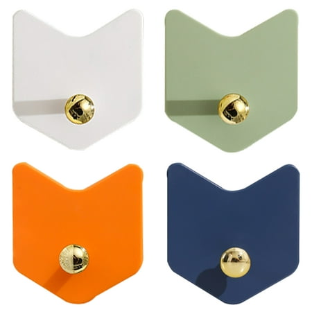 

4pcs Multifunctional Heavy Duty Adhesive Hook For Hanging Wall Mount Home Office