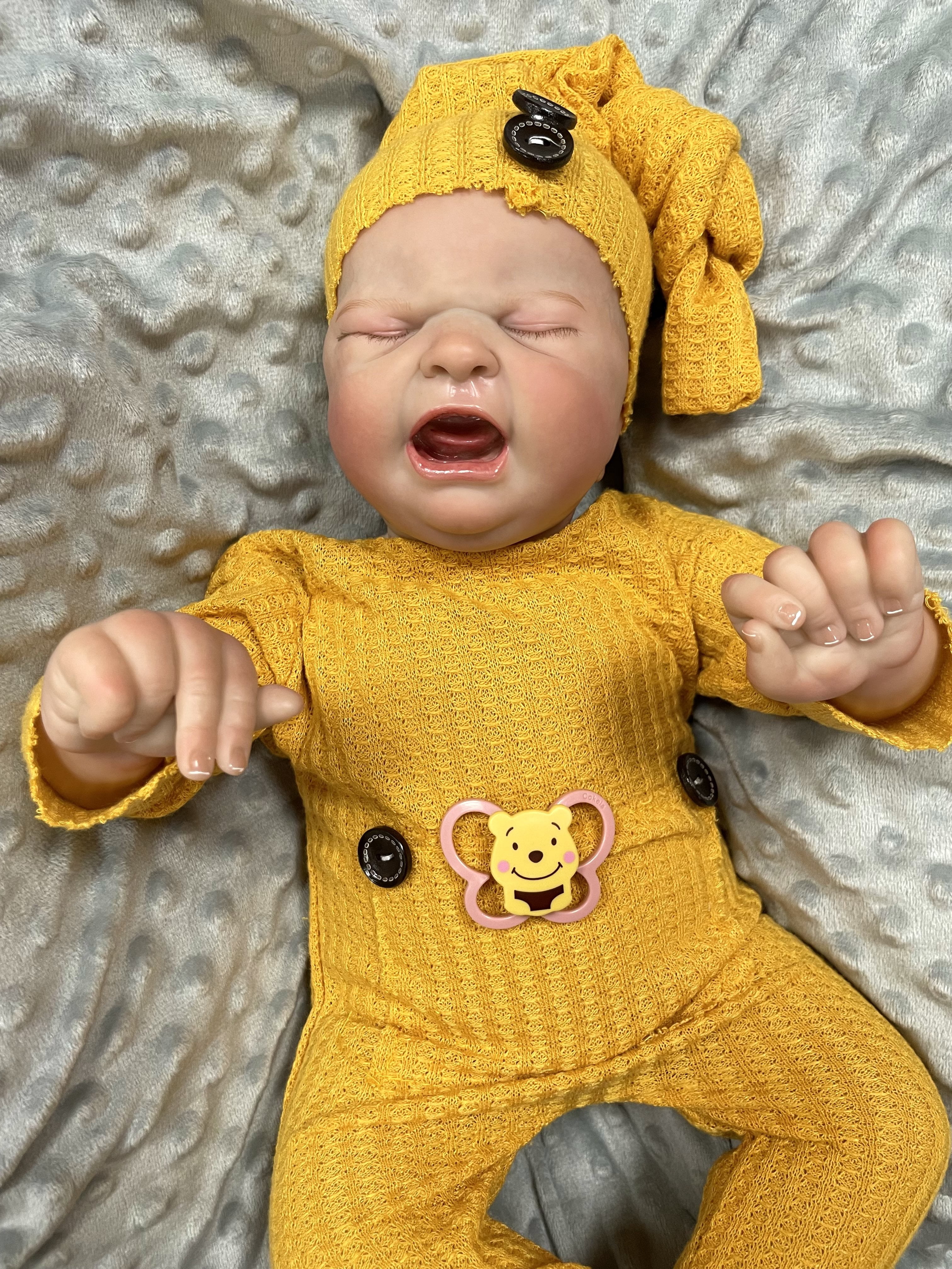 19inch soft reborn baby doll 48cm realistic newborn baby toy lifelike cloth body reborn dolls for gift