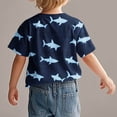 thumbnail image 4 of COM1950s Robe à Manches Courtes, Chemise Tendance pour Enfant T-Shirt Imprimé Col Rond Confortable Ample T-Shirt Blouse à Manches Courtes Hauts Décontractés, 4 of 9