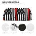 thumbnail image 3 of Rocae Firefighters USA Flag for Multifunctional Pen Organizer with Zipper Closure, Ideal for Tools, Gadgets, Cosmetics, Stationary,Travel Accessary, 3 of 5