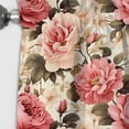 thumbnail image 4 of Designart "Classic Beige Vintage Flora V" Floral Blackout Curtain Panels, 4 of 4