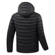 thumbnail image 3 of Ceisia Men's Hooded Zipper Closure Solid Color Gift Casual Style Outerwear - Nylon-Spandex for Daily & Outdoor Wear, 3 of 8