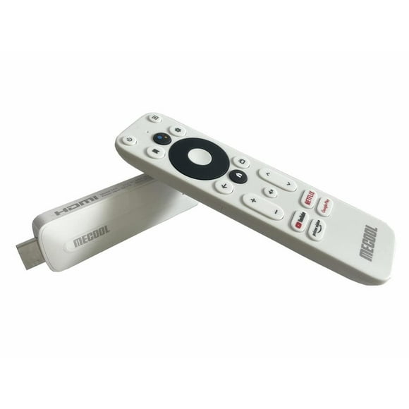 TV Stick MECOOL White Amlogic S805X2 Android 11 WiFi 4K HDR 1080P