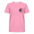 thumbnail image 3 of Tops para hombre, blusas y camisas de cuello redondo y manga corta para hombre, blusas casuales de cuello redondo con estampado de moda para hombre, blusas de cuello redondo y manga corta, camisas par, 3 of 5