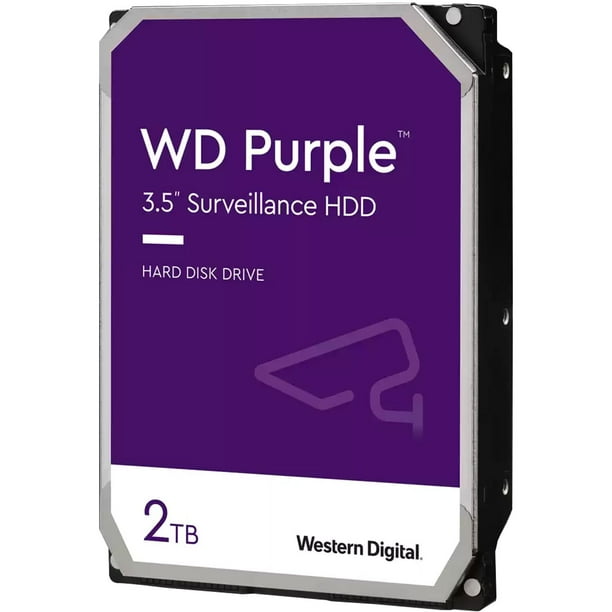 Disco Duro 2TB Western Digital Videovigilancia, 3.5, 5400RPM SATA III Western Digital WD22PURZ