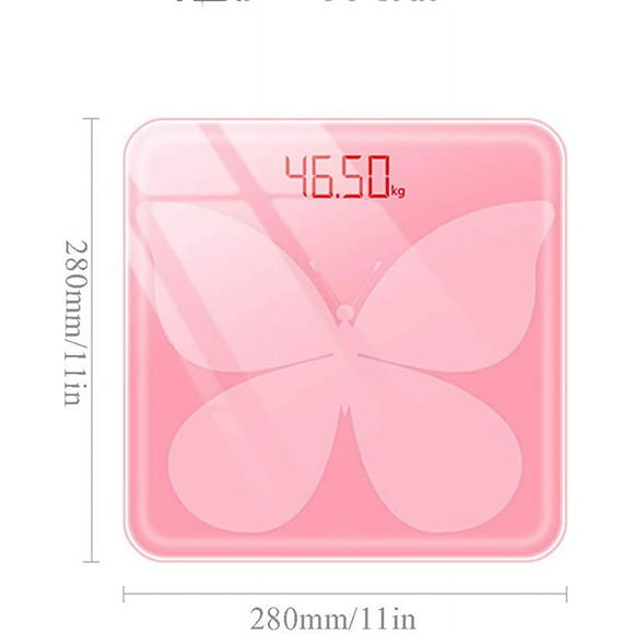 Jinsinto Digital bathroom scale high precision weighing butterfly powder electronic scale 280*280mm