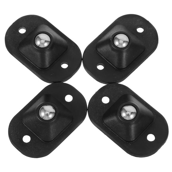 Homoyoyo 4Pcs Small Adhesive Roller Caster Wheels with Bearings for Furniture, Chairs, Cabinets, and Projects