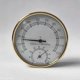 thumbnail image 1 of Metal Dial Indoor Hygrometer Thermometer, Hygrometer with Wooden Tray for Workshops, Schools, 1 of 5