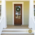 thumbnail image 5 of 3rd Street Inn 22" Golden Boxwood Indoor/Outdoor Wreath (XL), 5 of 5