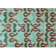 thumbnail image 1 of Ahgly Company Indoor Rectangle Abstract Light Blue Modern Area Rugs, 2' x 3', 1 of 4