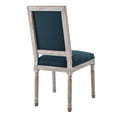 thumbnail image 4 of Modway Court 20" Modern Fabric Upholstered Dining Side Chair in Natural/Blue, 4 of 8