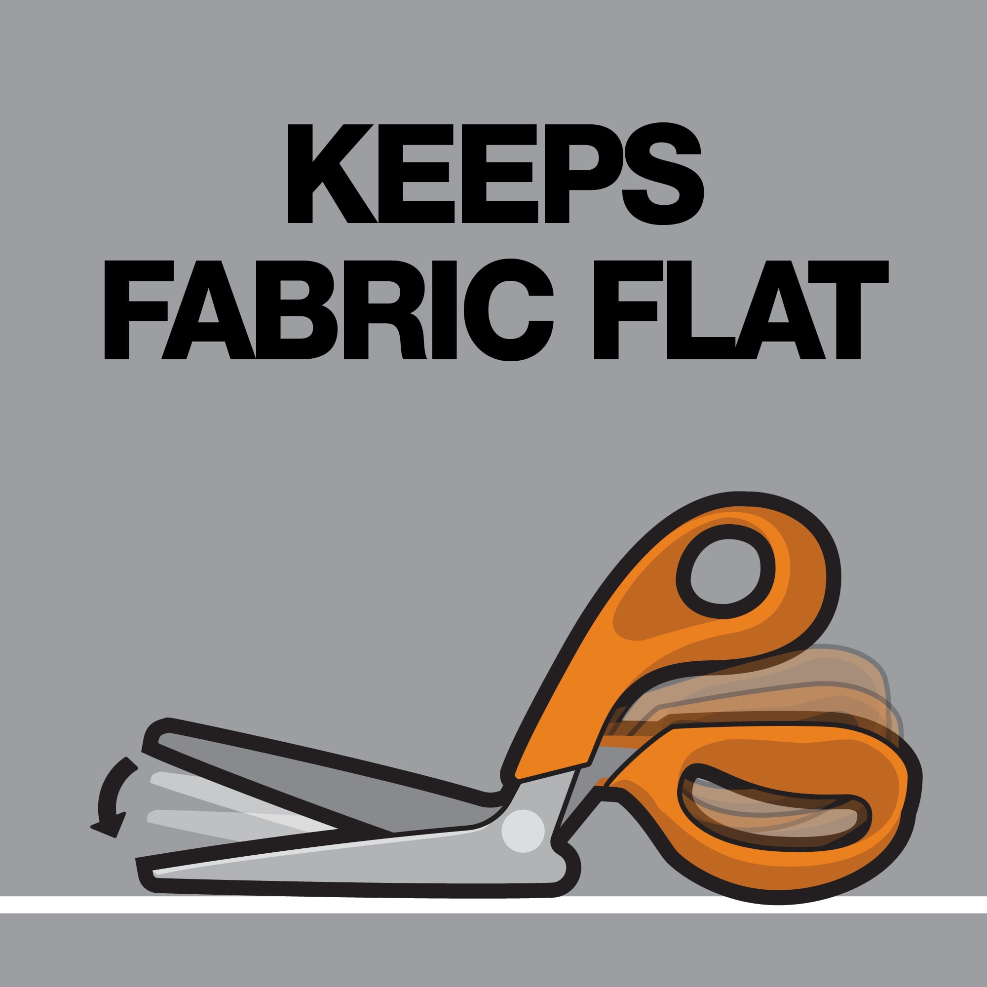 Fiskars RazorEdge Easy Action Tabletop Fabric 8 Inches Shears Scissors 9085