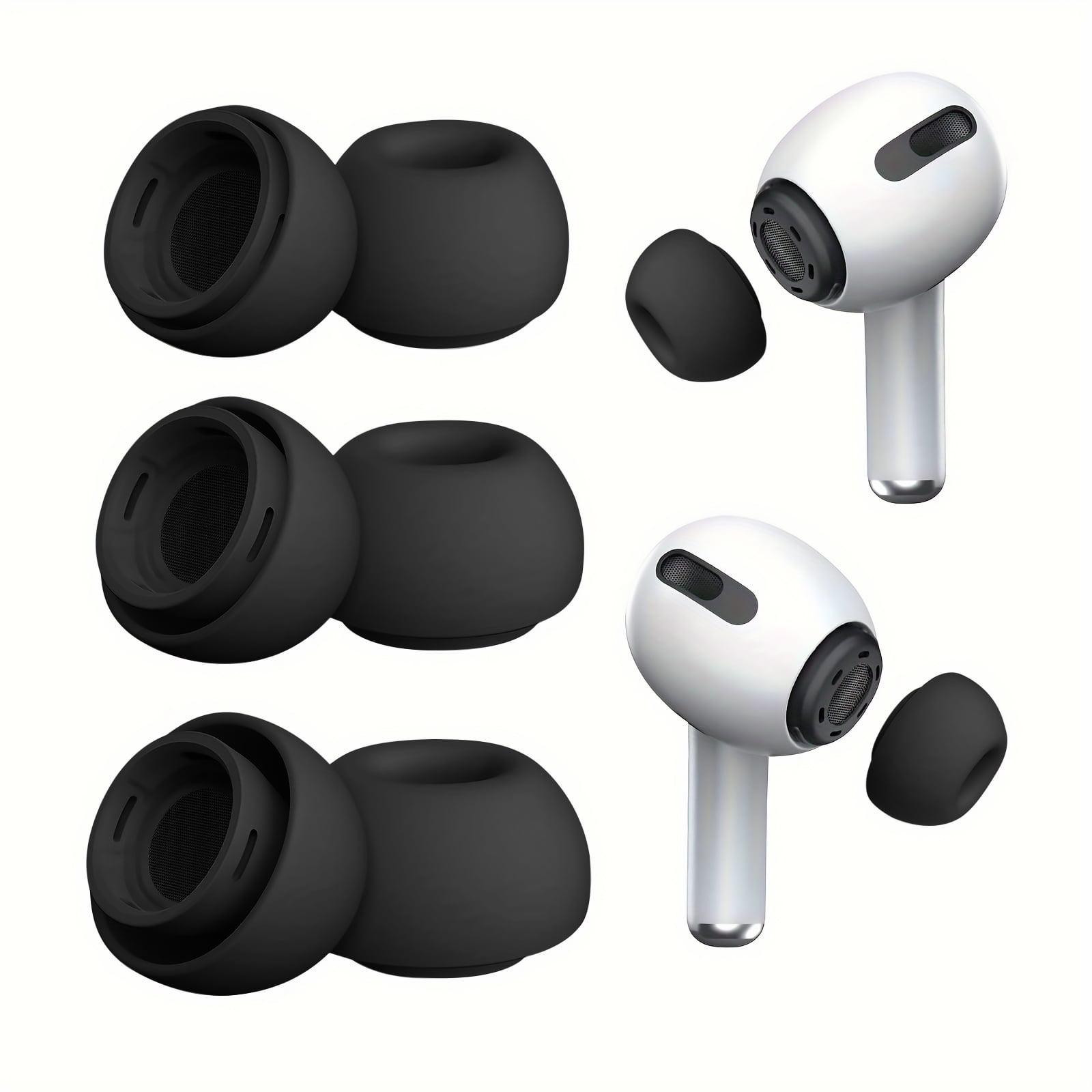 Apple - AirPods Pro +Ear Tips 4pack（M）のセット OEM Apple Airpods Pro 2nd Gen Replacement Earbud Tips - 4