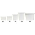 thumbnail image 4 of [50 Count] 64 oz Freezer Containers - Pair with Our 64 oz Lids to Prevent Freezer Burn - Premium Half Gallon Ice Cream Containers - LIDS SOLD SEPARATELY - Frozen Dessert Supplies, 4 of 4