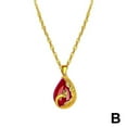 thumbnail image 4 of Double Water Peacock Necklace Chinese * Lucky Beads Necklace D1A4, 4 of 9