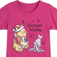 thumbnail image 3 of Disney Winnie The Pooh - Pooh & Piglet Warmest Wishes Christmas - Toddler & Youth Girls Short Sleeve Graphic T-Shirt, 3 of 5