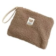 thumbnail image 1 of Bolsa de cosméticos Felpa Gran capacidad Lavar Lindo oso Casual para vacaciones Caqui, 1 of 2