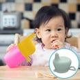 thumbnail image 2 of Taza de alimentación para bebés Tapa Sippy Tapa de botella de agua reutilizable para niños Reemplazo ajustable a prueba de salpicaduras Verde Eigraketly BA000374-02, 2 of 7