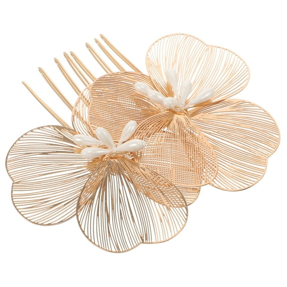 Hair Side Comb Bride Hairpin Flower Decorative Hair Comb Headpiece Hair Accessory