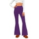 thumbnail image 2 of Karight High Waist Stretch Cotton Jersey Full Ankle Leggings Skinny Yoga Pants, 2 of 6