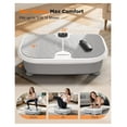 thumbnail image 4 of Vibration Plate Exercise Machine, 400 LBS Capacity Vibration Plate for Lymphatic Drainage, Max Space for Whole-Body Workout & Relaxation at Home, 4 of 8