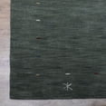 thumbnail image 5 of Rugsotic Carpets Hand Knotted Wool Area Rug 3'x5' Green Contemporary Rectangle Indoor Rug for Living Room, Bedroom Antimicrobial L00109, 5 of 8