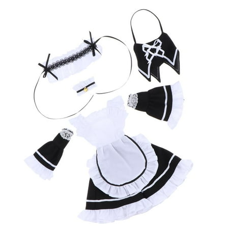 

1/4 Scale Girl Dolls Clothes for 60CM Ball Jointed Doll for DZ - Maid Uniform (High Customization)