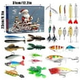 thumbnail image 3 of Fishing Advent Calendar Set Christmas Countdown for Fishing Lovers Holiday Surprise Blind Activity, 3 of 8