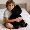 thumbnail image 4 of Wizlet King Kong Stuffed Animal Cute Silverback Gorilla Plush Doll Toy 8.6 inch for Valentine's Day Birthday Xmas Christmas Best Gifts (Black), 4 of 6