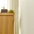 thumbnail image 4 of 70" Console Table,Narrow Wooden Console Sofa Table,Corrugated Storage Table for Hallway,Entrance,Natural, 4 of 7