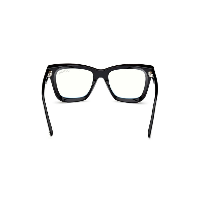 TOM FORD トムフォード FT5861DB 001 Eyeglass Frames Tom Ford FT5881 B 001 Plastic Shiny Black 52 mm Women's