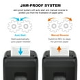 thumbnail image 2 of Bonsaii Paper Shredder C206-H 12-Sheet Cross Cut Paper Shredder with 4-Gallon Pullout Bin, 2 of 8