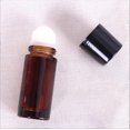 thumbnail image 6 of 2 count Brown 30ml Glass Essential Oil Roller Bottles Refillable Roll  Bottles Empty Deodorant Bottle Containers Rollerball for  Roller, 6 of 6