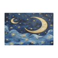thumbnail image 6 of Qxltty Cloudy Sea Night Sky Leather Drying Mat for Kitchen Countertops Coffee Mats Hide Stain Quickly Absorbs Water Tableware Decor, 6 of 6
