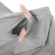 thumbnail image 4 of Pantalones cortos de poliéster para hombre, de color liso, informales, a la moda, con base elástica, para correr al aire libre y fitness., 4 of 5