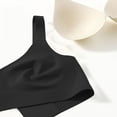 thumbnail image 3 of Women's Comfortable Sexy And Traceless Chest Gathered Without Rings Soft Support Collar Closure Anti Drop Bra, 3 of 5