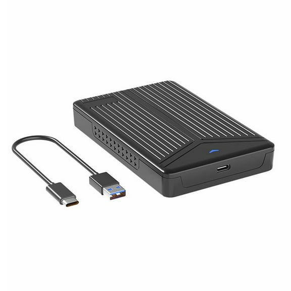 USB 3.1 HDD/SSD Enclosure, 2.5 Inch Mobile Hard Disk Box, Supports Up to 8TB, 6Gbps High-Speed Transfer