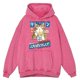 thumbnail image 3 of Sudadera con capucha para hombre, estilo retro, desgastado, con estampado de gato comiendo fideos, estilo Harajuku, de gran tamaño, informal, 100 % algodón, holgada, 3 of 4