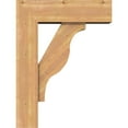 thumbnail image 3 of Ekena Millwork 7 1/2"W x 24"D x 32"H Funston Block Smooth Bracket w/ Offset Brace, Western Red Cedar, 3 of 25