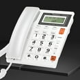thumbnail image 3 of Landline Telephone Corded Desktop Large Button Phone with Caller Display, 3 of 12