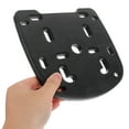thumbnail image 3 of 1 juego de adaptador de placa de montaje plana para portaequipajes trasero de motocicleta, baúl, caja superior, portaequipajes, estante de liberación rápida, base inferior estampada con tornillos, 3 of 7