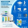 thumbnail image 3 of Max Water 5-Stage Home Drinking Reverse Osmosis System 50 GPD with 9 Water Filters, 3 of 5