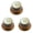 Amber knob - 01, variant on LOOKSEVEN 3Pcs Guitar Reflector Knob For Les Paul SG - 3 Base Colors 10 Marble Top Options-Gold knob - 10