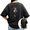 Black-4, variant on Mineral Wash Black "Girls Will Be Girls" Medusa Statue Graphic T-Shirt Women's Casual Loose Fit Retro Greek Mythology Aesthetic Short Sleeve Tops S-2XL