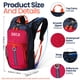 thumbnail image 2 of Mochila de Hidratación para Niños Shinylin con Bolsa de Agua de 1.5L Roja, 2 of 6