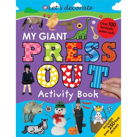 Pre-Owned Let's Decorate My Giant Press Out Activity Book (Paperback) by Priddy Books (Creator)